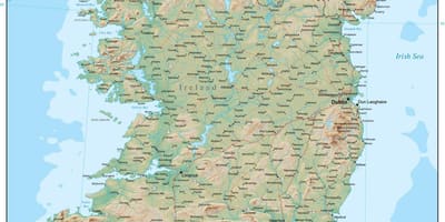 İrlanda arazi göster 