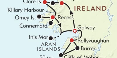 İrlanda west coast göster 