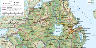 Sokak haritası Kuzey İrlanda